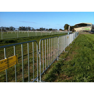 Barreira de controle de multidão galvanizada com grande popularidade